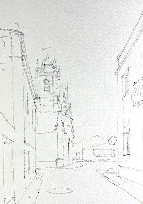 dibujo para acuarela