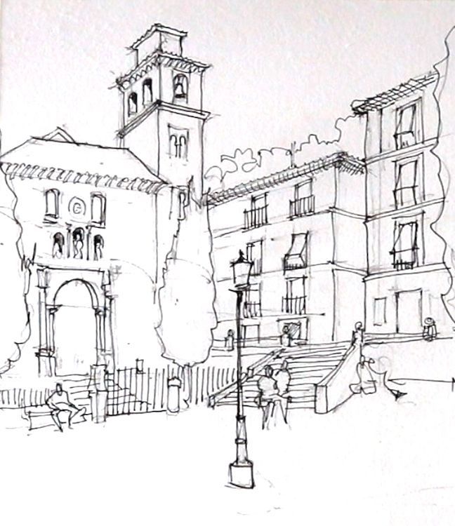 dibujo para acuarela