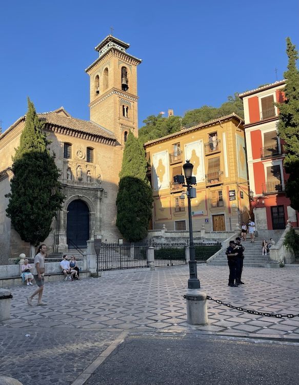 Rincon granada para acuarela